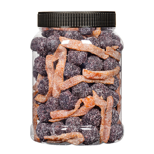Chenpi Rock Sugar Plum 500g Large Jar Preserved Plums Nine-Piece Preserved Plum Dried Fruits Nostalgic Leisure Snacks