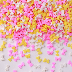 蝴蝶結軟陶片DIY飾品配件 網紅美甲貼片 史萊姆填充物 手機美容