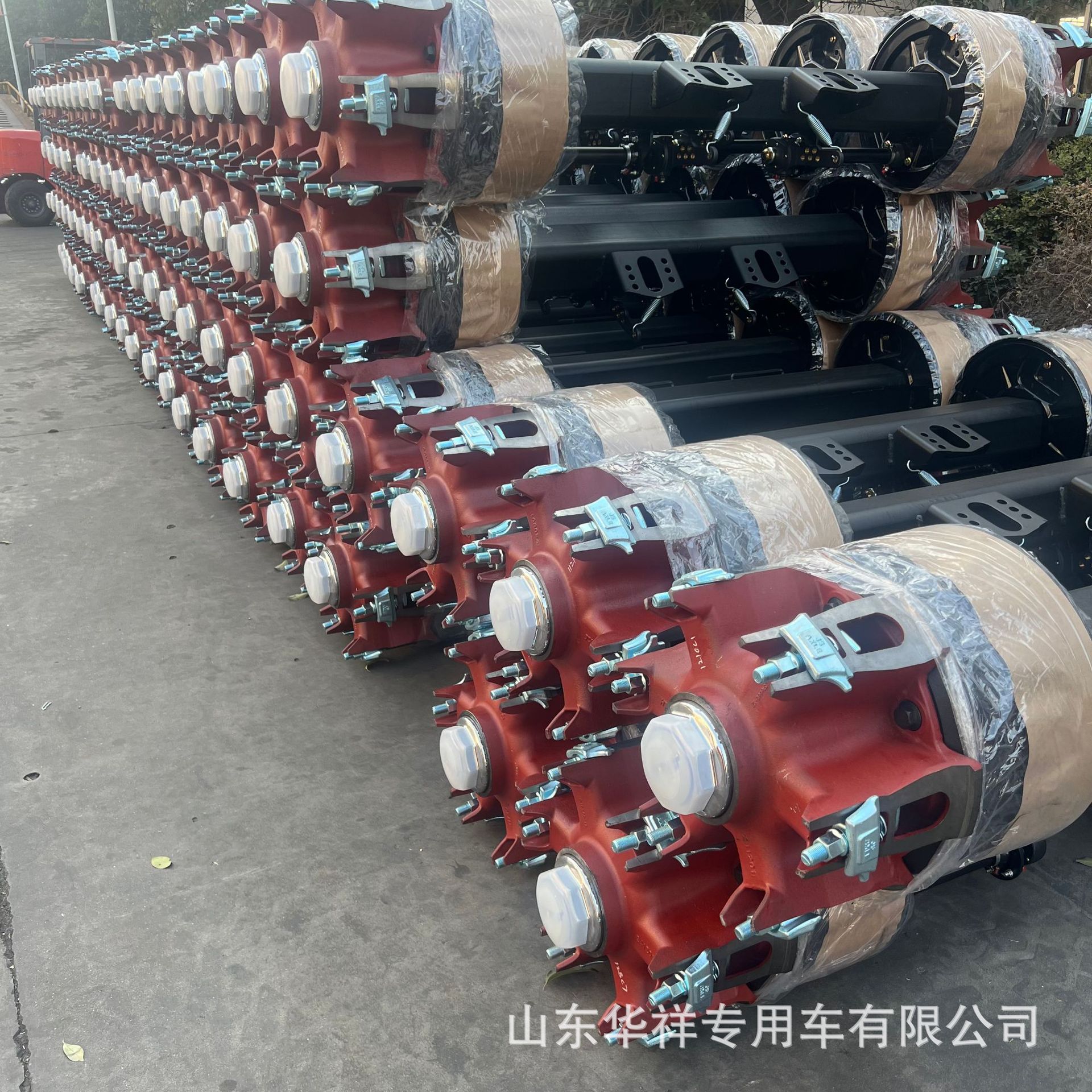 Cross-Border Sales Semi-Trailer Axle Assembly German Axle 12T14T Trailer Axle Truck Axle Assembly