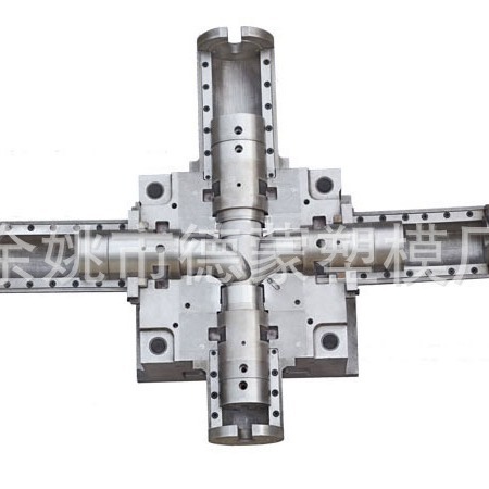 UPVC排水四通 精品塑料注塑模具  UPVC雨水管件模具 厂家直供模具