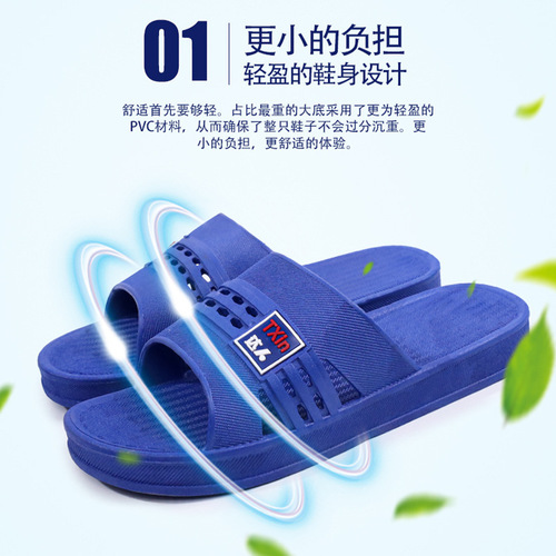 Wholesale slippers 2024 new men's summer thickening and enlarged indoor and outdoor wear bathroom bathing non-slip sandals slippers