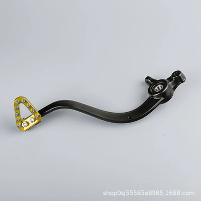 Motosiklet ləvazimatları və aksesuarları — Motorcycle Brake Pedal - a1-black-rod-gold-head