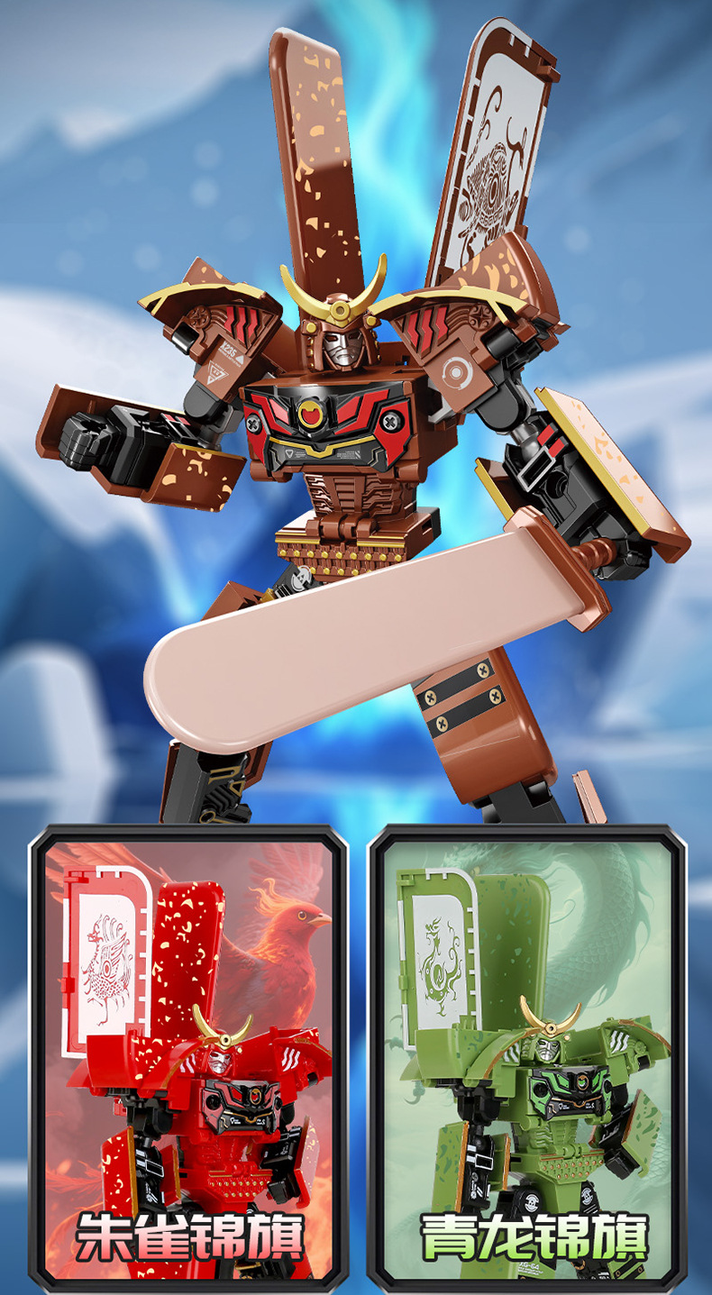 Робот-трансформер Star Steel Ice Cream Warrior красный