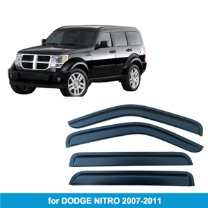 Suitable for Dodge Nitro 2007-2011 Rain Shield Side Window Deflector Rain Eyebrow Thickened Light-Transmitting