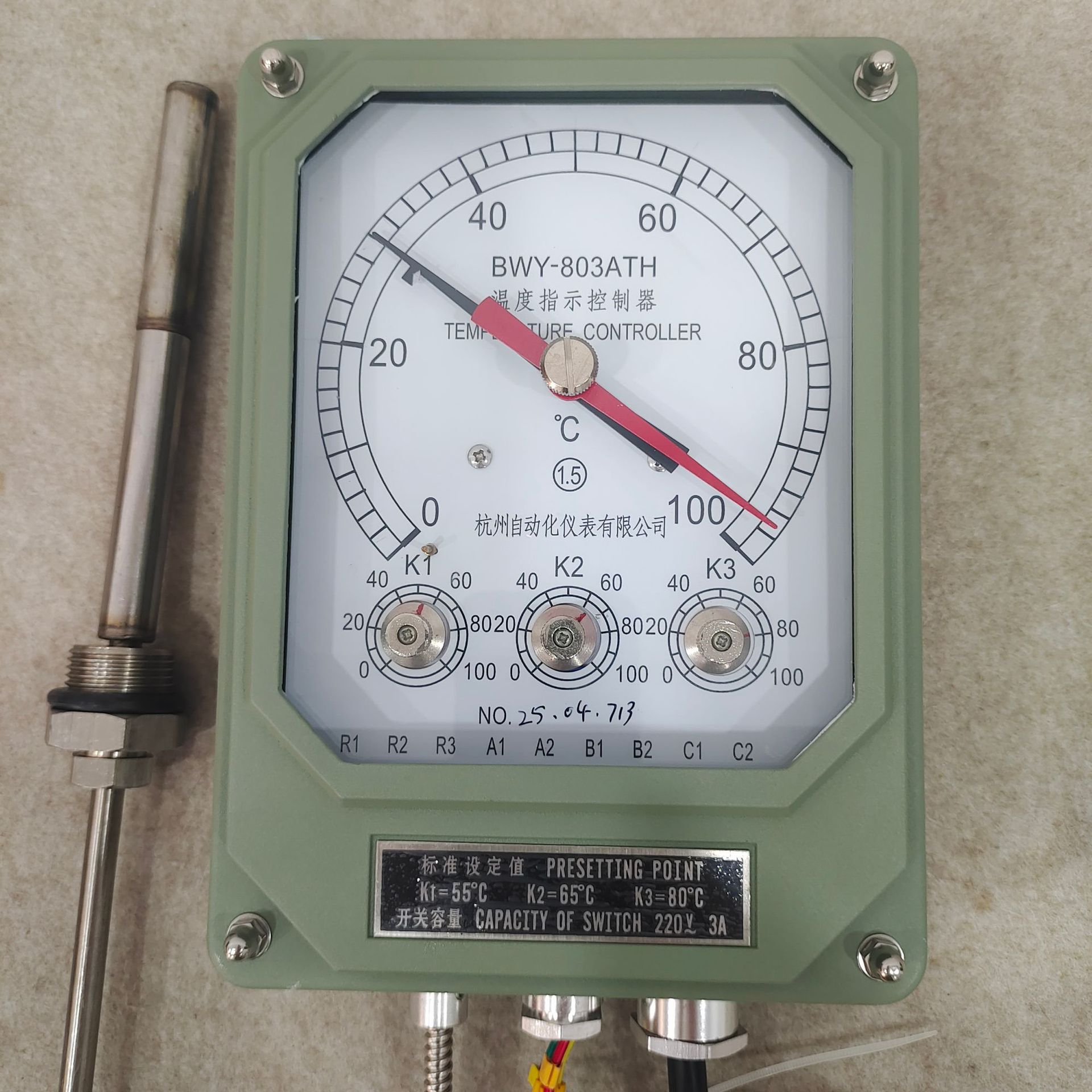 变压器温度控制器BWY(WTYK)-802A 杭州自动化温度指示器BWY-803A