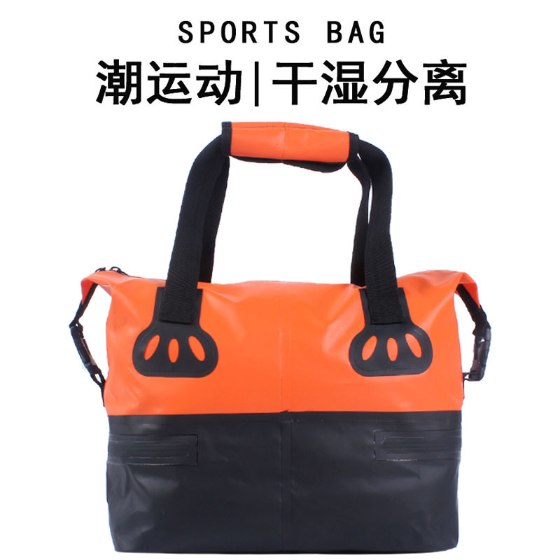 Customized Dry and Wet Separation Sports and Fitness Large-Capacity Waterproof Yoga Clothing Storage Bag Cross-Body Beach Swimming Bag