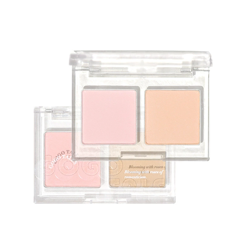 [2 штуки] GOGO TALES Gogo Dance Naturallying Silkworm Powder Powder Lie silkworm eye makeup pink
