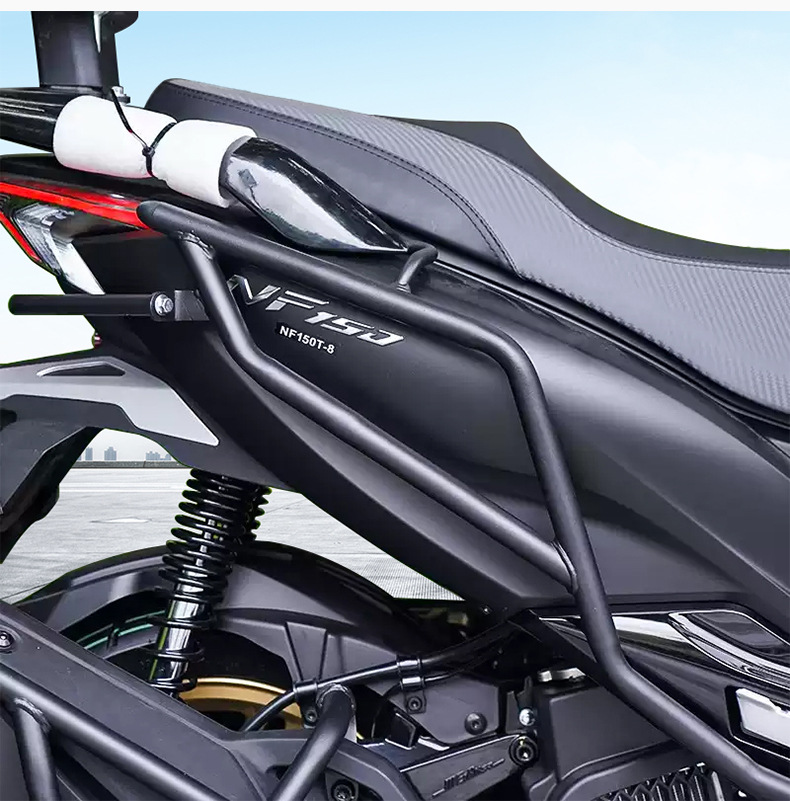 Suitable for Southern Flying Shark 150 Scooter Bumper Exhaust Bar Front and Rear Full Surround Guard Bar Anti-Fall Bar Modification Parts