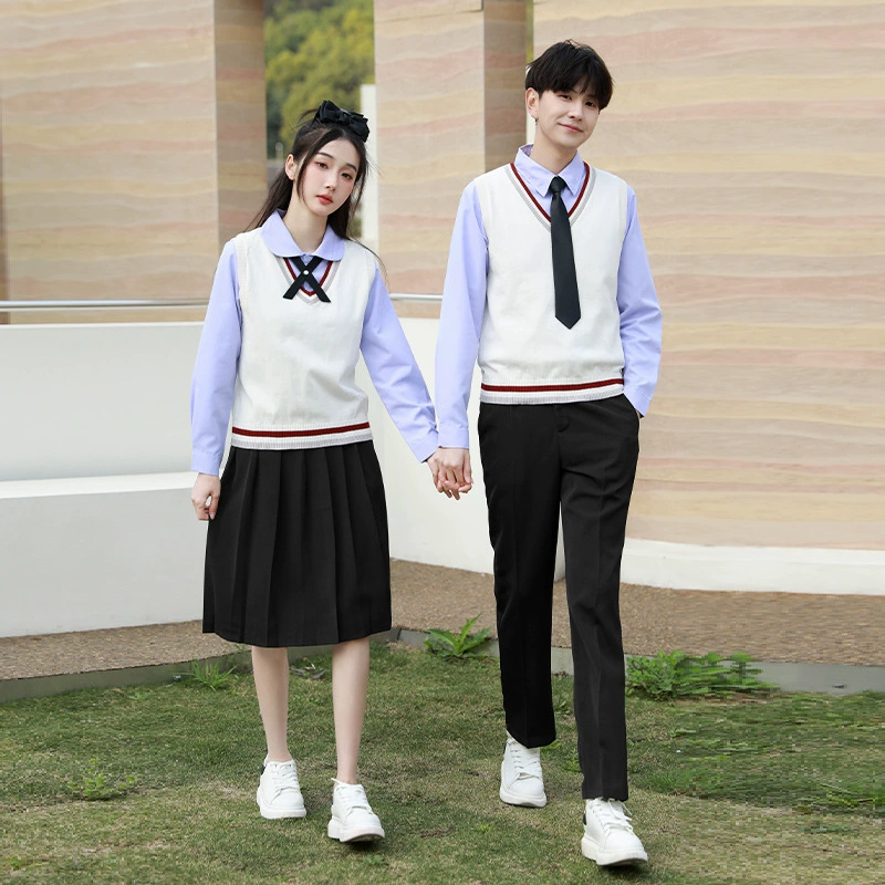 Тайская школьная форма в стиле колледжа младшая средняя школа ученики начальной школы тайская форма JK игры Выпускной сезон класс платье свитер костюм