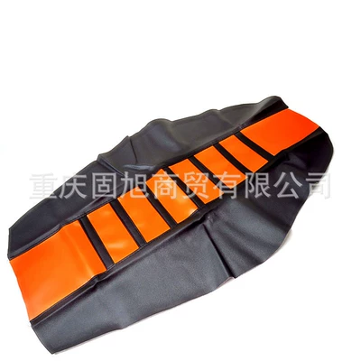Motorcycle cushion – M4M7 Universal - orange-in-the-middle-and-black-on-both-sides