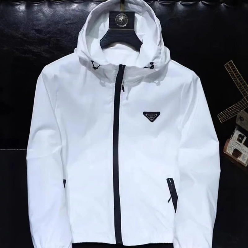 2025 European Light Luxury Spring New Korean Style Trendy Hooded Jacket Men's Fashion Casual Youth Coat