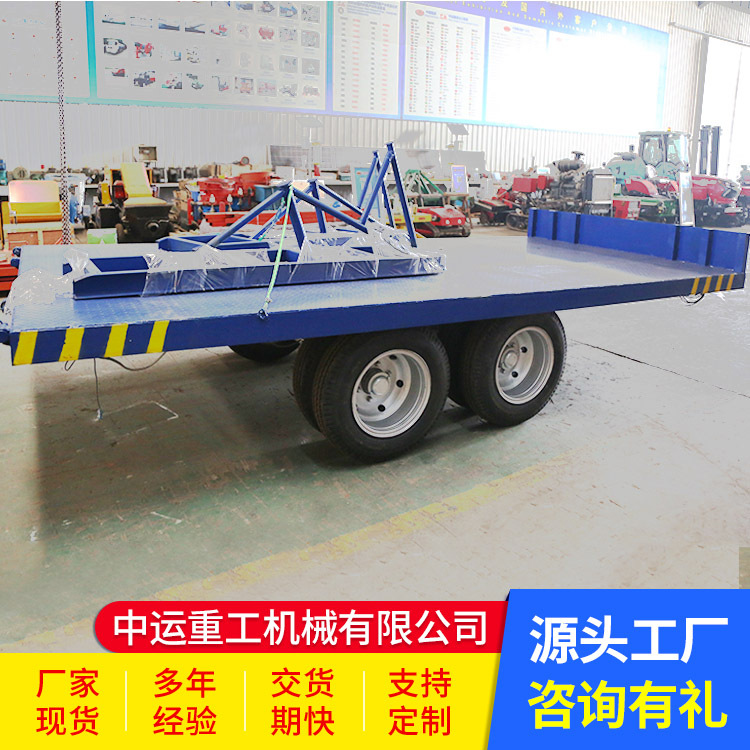 平板牵引拖车原厂直供厂家直销现货现发布局合理平板拖车