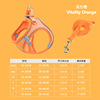 Cross -border explosion pet traction rope vest ventilation dog back straps reflector dog traction rope cat led rope