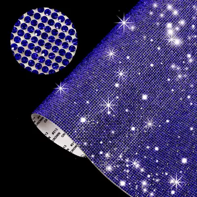 Decoration Stickers Diamond Scratches Rhinestone: Car interior film - dark-blue-whole-sheet-of-20000-pieces