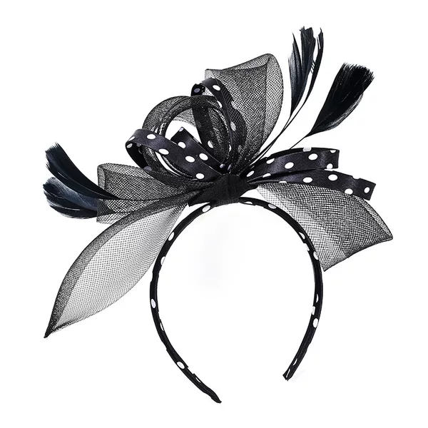 European and American cross-border vintage hair accessories: bow, hat, headband, hairpin, tea party stage show headwear, mesh