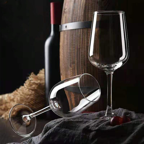 Green apple European red wine glass set of 2 large household goblets crystal glass wine glasses