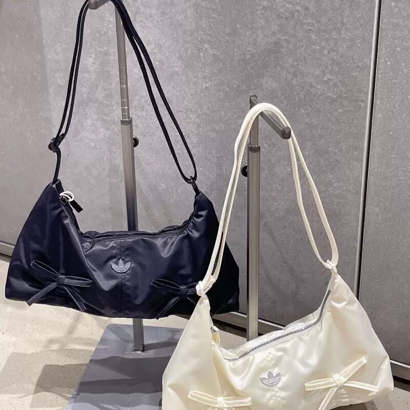 Adidas New Women's Bow-Knot Baguette Sports Shoulder Bag and Handbag Adidas New Women's Bow-Knot Baguette Sports Shoulder Bag and Handbag