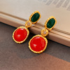 Retro earrings, advanced fashionable accessory, high-quality style, wholesale