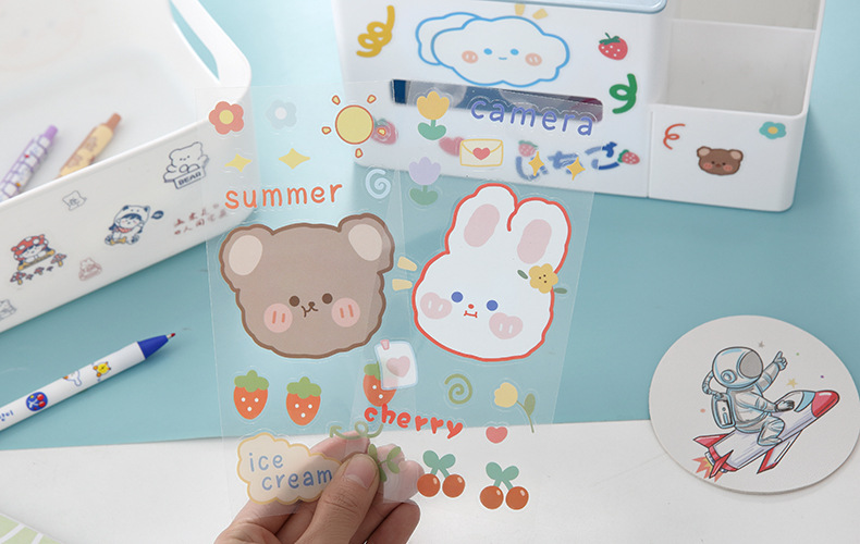 Cartoon Transparent Pvc Water-proof Stickers display picture 5