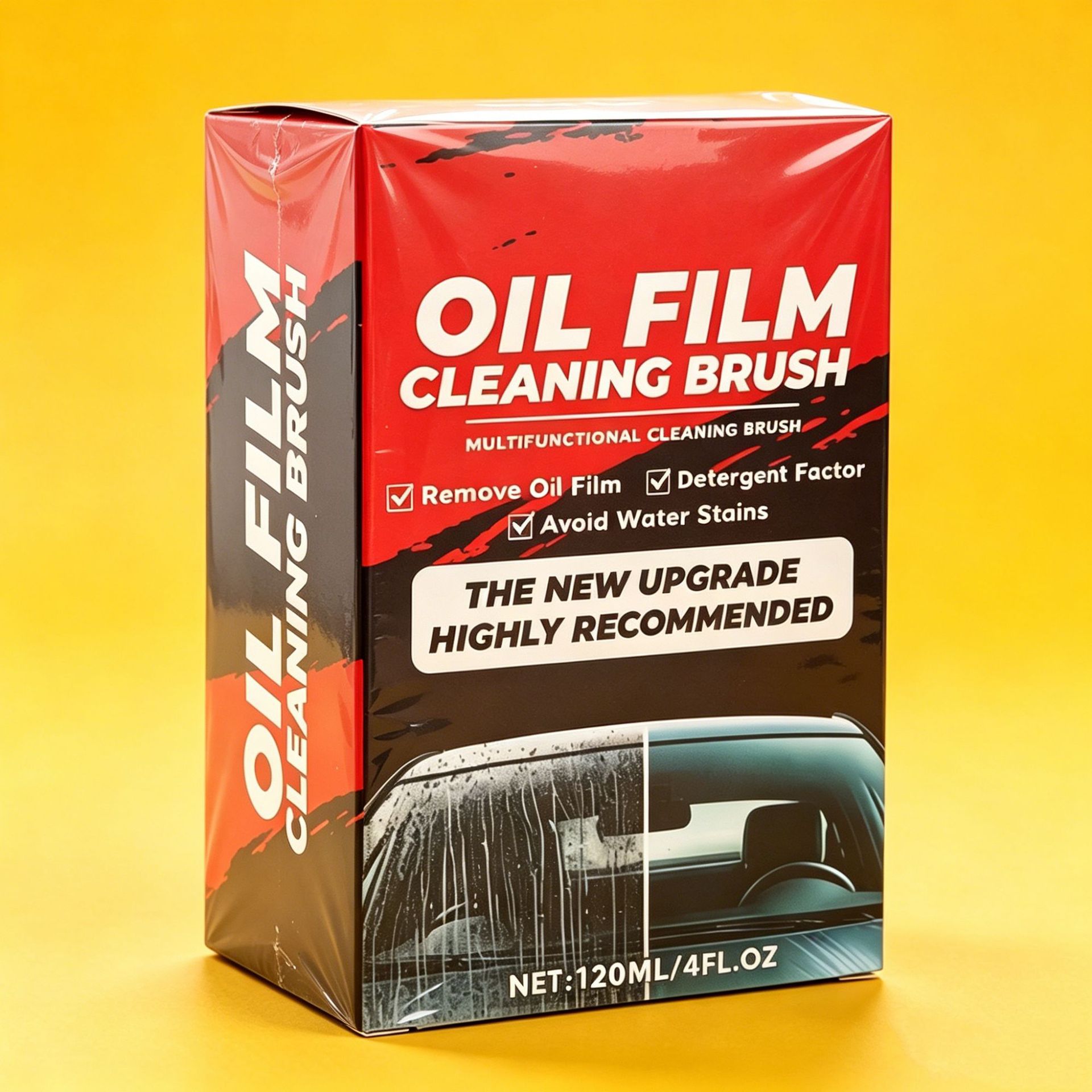 Removedor de película de aceite para vidrios de automóviles, potente cepillo de limpieza para manchas en el parabrisas delantero, limpia y elimina la película de aceite image 10