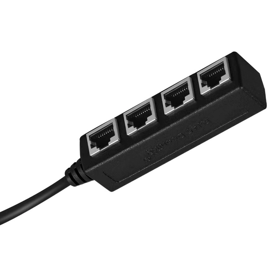 RJ45 Удлинительный кабель адаптера кабеля Ethernet Один-четыре сетевой кабель сетевой разветвитель Кабель Адаптера rj