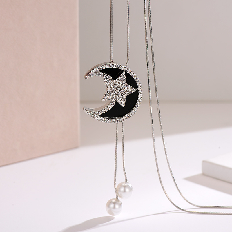 Otoño e Invierno Xingyue borla perla suéter Cadena de alta calidad de las mujeres todo partido moda suéter largo cadena accesorios personalizados image 3