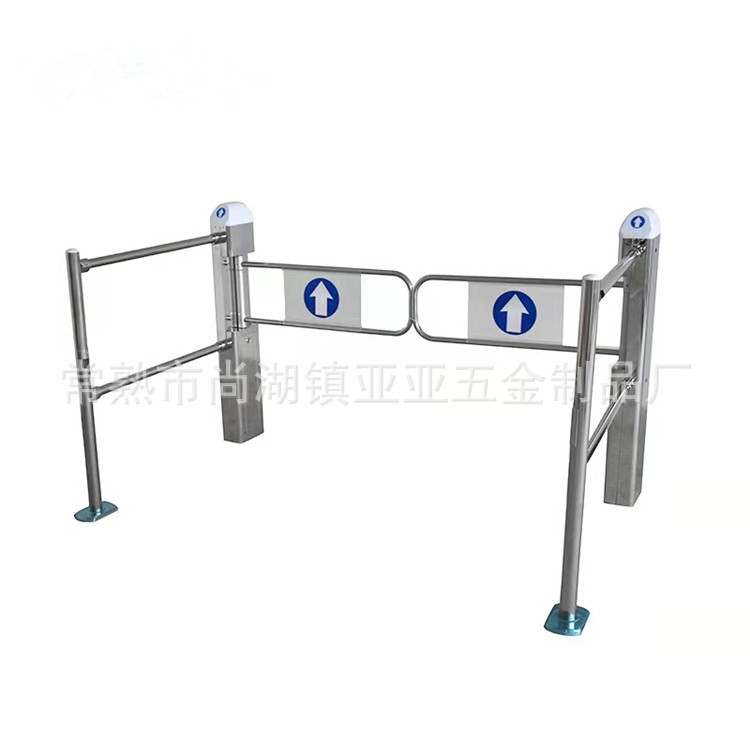 Supermarket Sensor Door Stainless Steel Entrance Single/Double-Way Door Automatic Infrared Sensor Radar Access Control Gate Fully Automatic