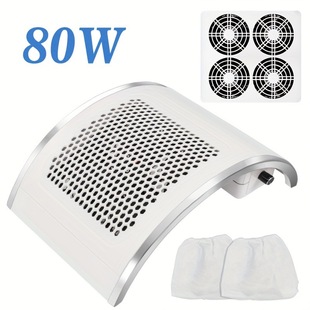 Nail vacuum cleaner 4 fans with strong suction and adjustable speed dust collector portable nail vacuum cleaner