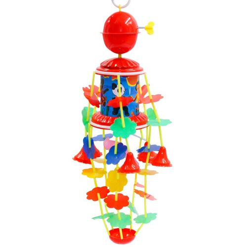 New style wind-up bed bell puzzle rotating and turning music baby toy wind chime wind-up bed bell winding string hanging piano wholesale