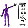 Multi-joint movable minifigure, mechanical doll, 3D, anti-stress