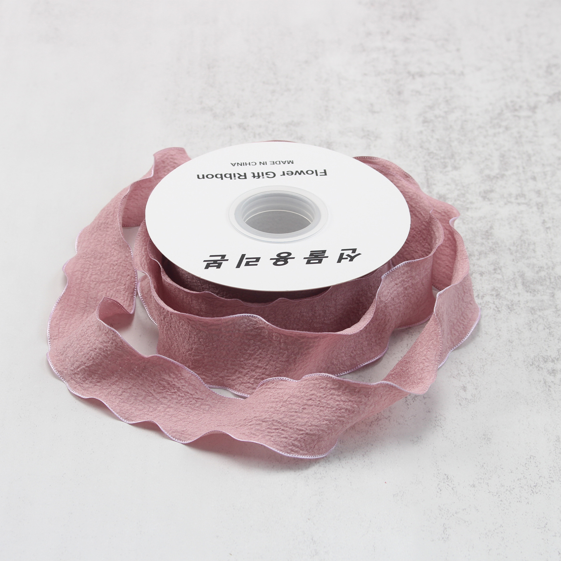 2,5 cinta plisada pastel de flores cola de pescado cinta de hilo embalaje para hornear caja de regalo de encaje arco de encaje DIY