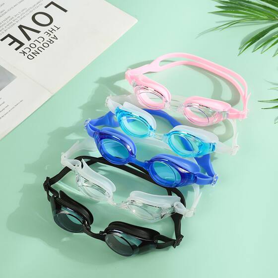 Silicone Goggles Thickened Comfortable HD Anti-fog Swimming Training Male and Female Students Universal Price Explosive Low in stock