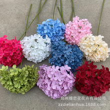 单支大绣球碎玉绣球仿真花婚庆假花婚礼插花背景家居装饰工厂批发