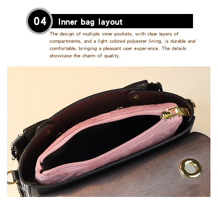Borsa a mano da donna a forma di gufo con strass e nappe, resistente, a tracolla, piccola borsa quadrata, lusso di nicchia accessibile_voghion.com
