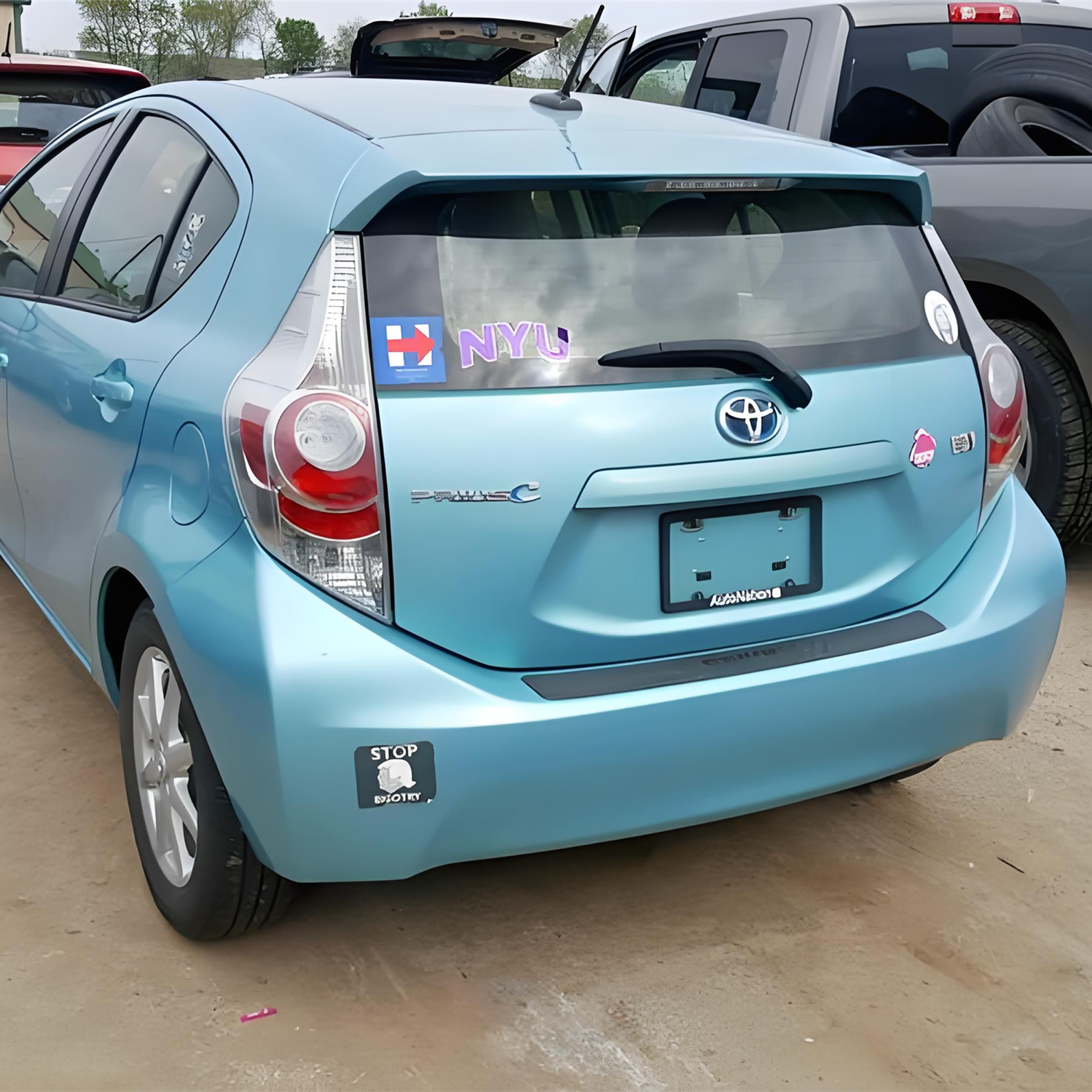 Suitable for 12/13/14 Toyota PRIUS C rear taillight cover, Toyota Aqua taillight transparent cover