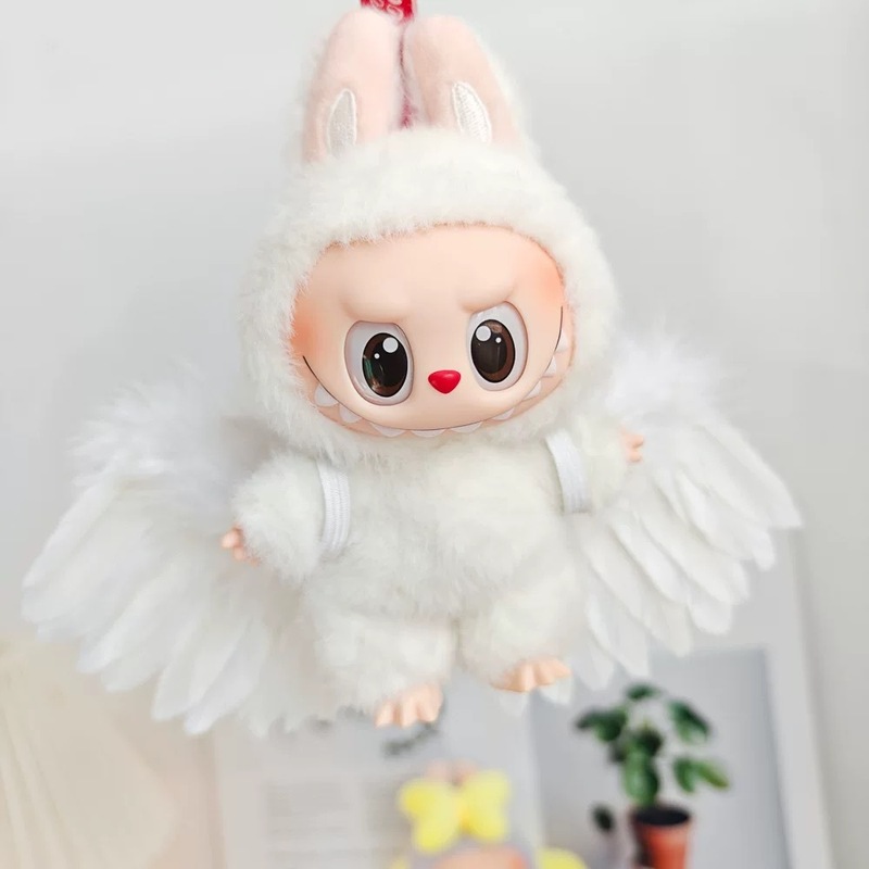ラブブ翼天使の羽ラブブファッション装飾手作り diy アクセサリービニール人形トレンディなアクセサリー|undefined