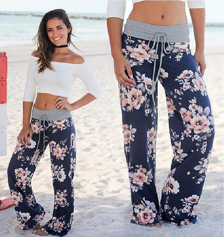 2021ebay Amazon WISH カジュアルパンツヨーロッパとアメリカの新しい人気ファッションルーズレースアップ迷彩プリント女性のパンツ|undefined