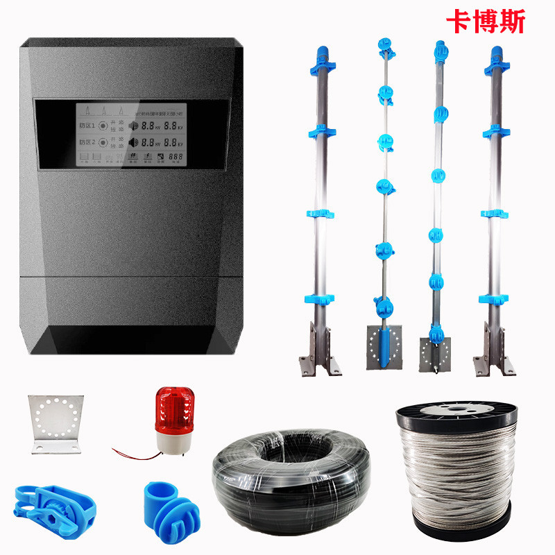 江苏电子围栏线 高压脉冲电子围栏铝镁合金线畜牧养殖电网电子围