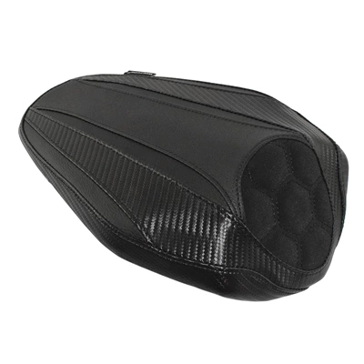 Suitable for Kawasaki Zx4R Zx-4Rr 22-24 Modified Motorcycle Front Cushion Rear Seat Bag Lowered Seat Cushion (Motorcycle cushion) - black-honeycomb-style-rear-seat-cushion