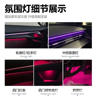2021-2025 Audi A3L Ambient – Panel (Dashboard) işıqlandırması