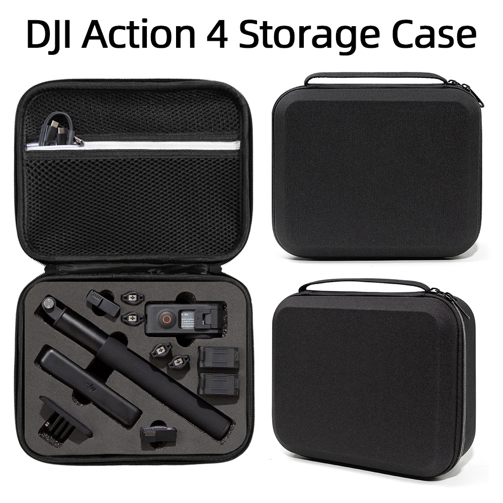 Adecuado para DJI Action 4/5pro cámara deportiva bolsa de cosméticos bolso de mano DJI osmo Osmo 4