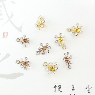 New Handmade DIY Flower Tray Hair Accessories Material Flower Tray Diamond Buckle Homemade Jewelry Accessories Hanging Accessories Manufacturer Wholesale