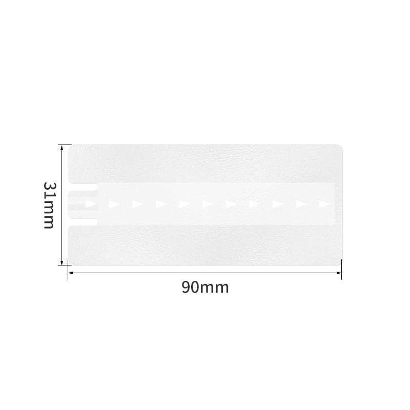 흰색 90*31mm, 5천 장부터 주문 가능, 장당 단가