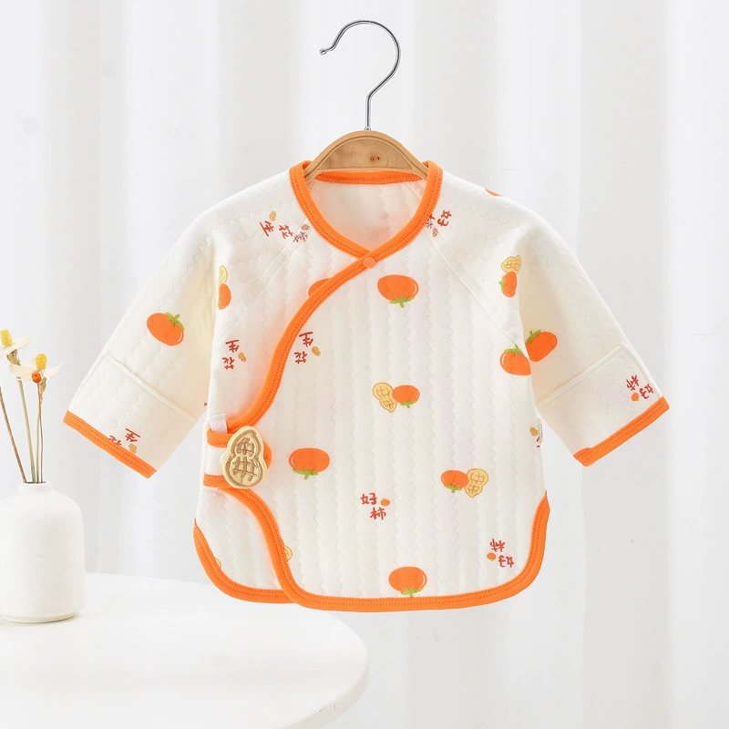 Младенцы теплая полусотняя одежда новорожденные безкостные костюмы класса А 0-3 месяца