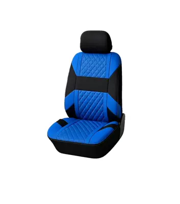 Manufacturer's universal car seat cover 3D Seat cushion, seat cover - blue-2-piece-set-front-row-single-seat