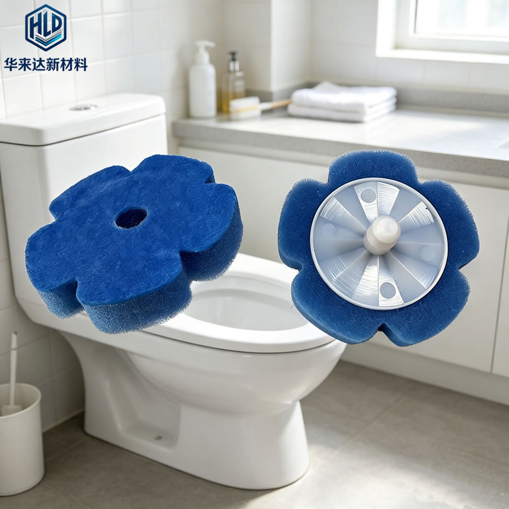 Hualaida disposable toilet brush replacement head with built-in cleaning solution, toilet brush head for household cleaning, cross-border