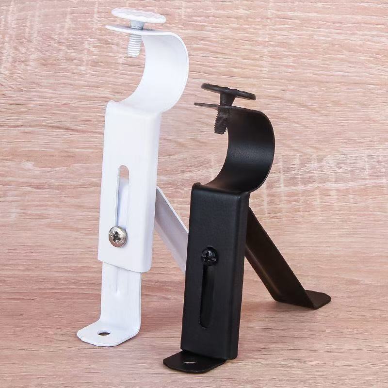 Curtain Roman Rod Bracket Adjustable Bracket Hook Base Curtain Rod Bracket Holder Fixed Bracket Curtain Accessories