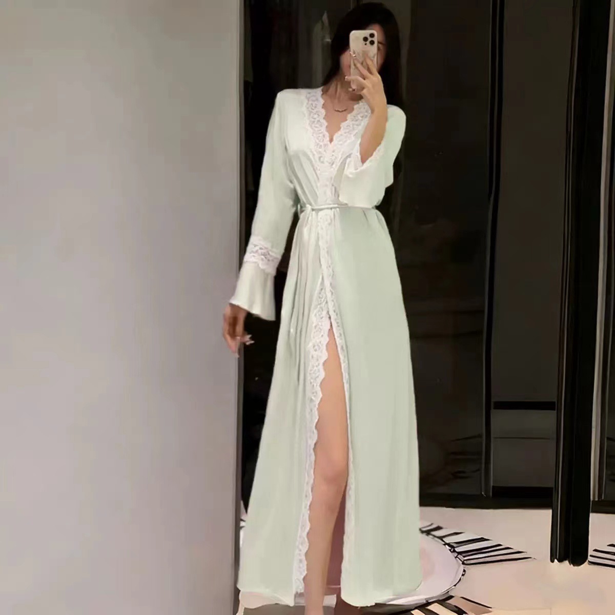 1059 light green [single robe]