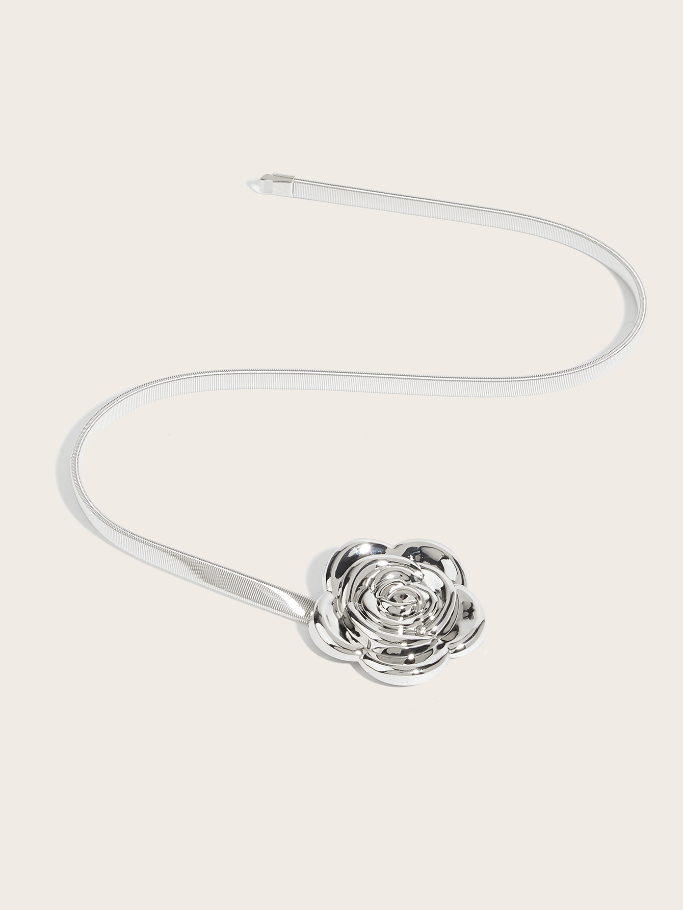 85g Weight Waist Chain Classification 1 Piece Quantity Street, Shopping Occasion Metal, Iron Material Flower Pattern All Seasons Season Women's Gender Plating Design Elegant, Retro Style Elegant Retro Flower Metal Iron Plating Women's Chain Belts 8