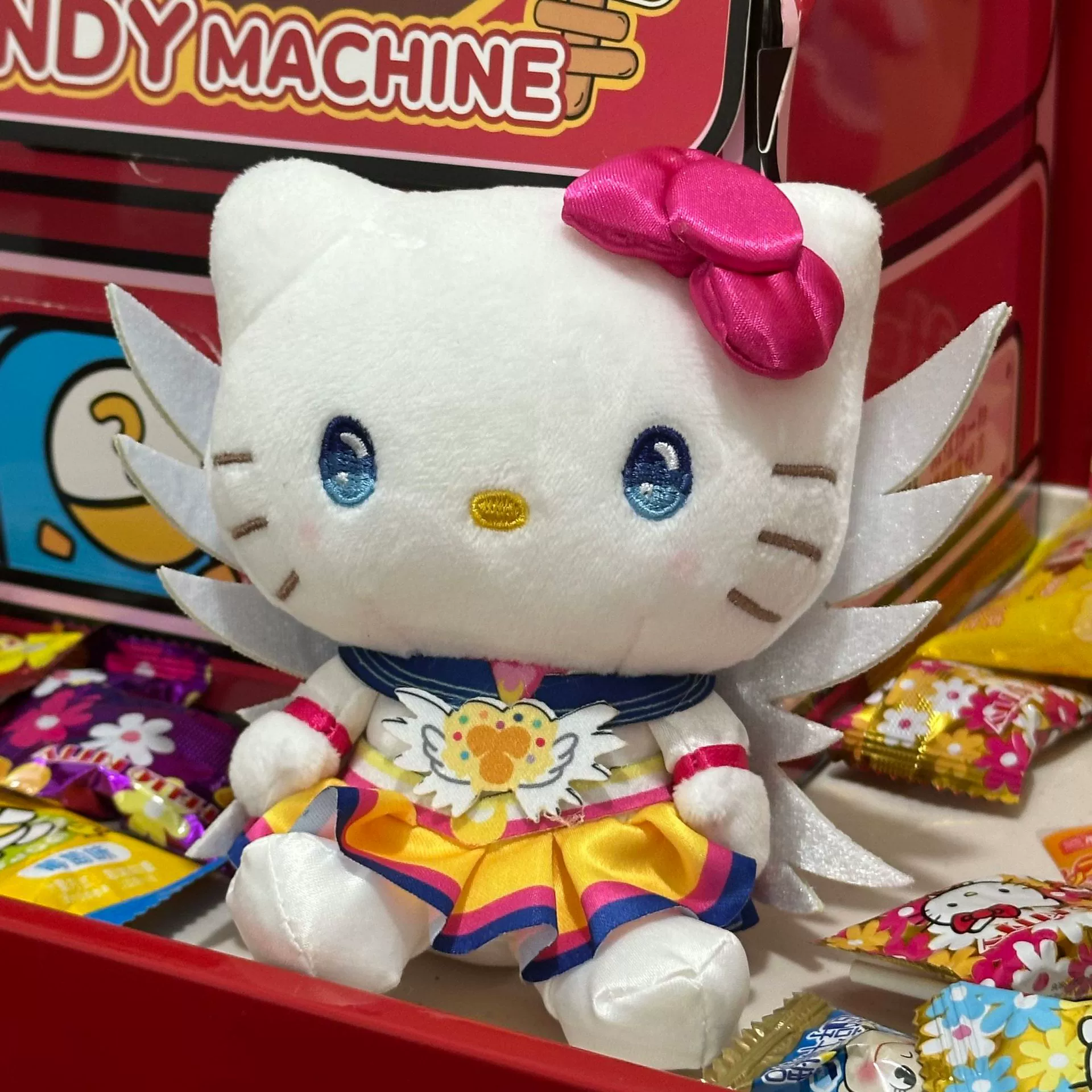 Плюшевая подвеска-брелок для ключей (Hello Kitty) симпатичная кукла, мягкая мини-плюша 10+ вариантов дизайна, подарок 0.038 кг